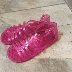 Girls Jellies. Like new. Size 1